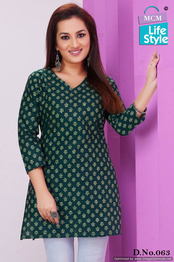 Kashvi Vol 4 By Mcm Summer Special Cotton Ladies Top Wholesale Market In Surat
